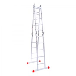تصویر نردبان 4 تکه 20 پله( 6 متری ) مفصل دار هارمونی
